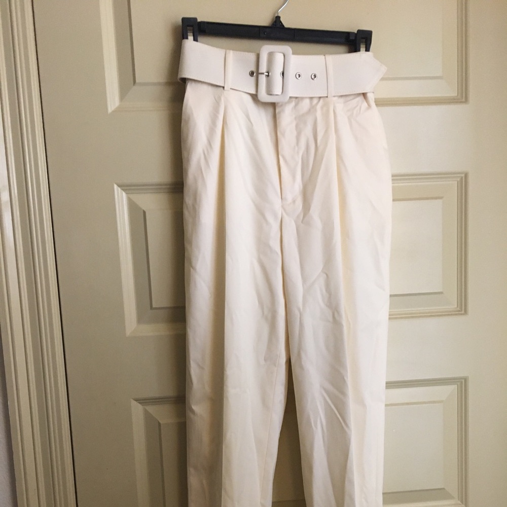 Antonio Melani Khaki high waist pants slacks